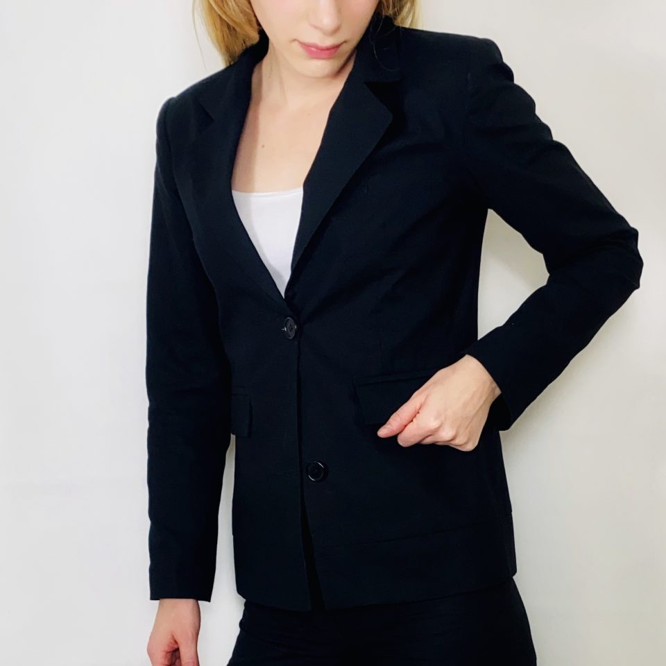 Veste de tailleur noire