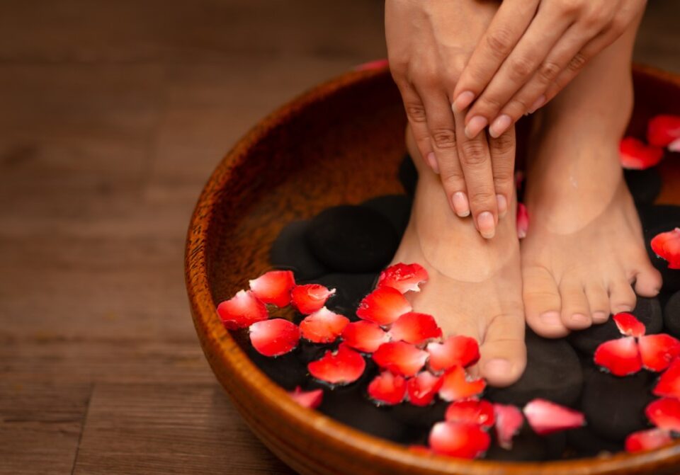 Bains de pieds maison